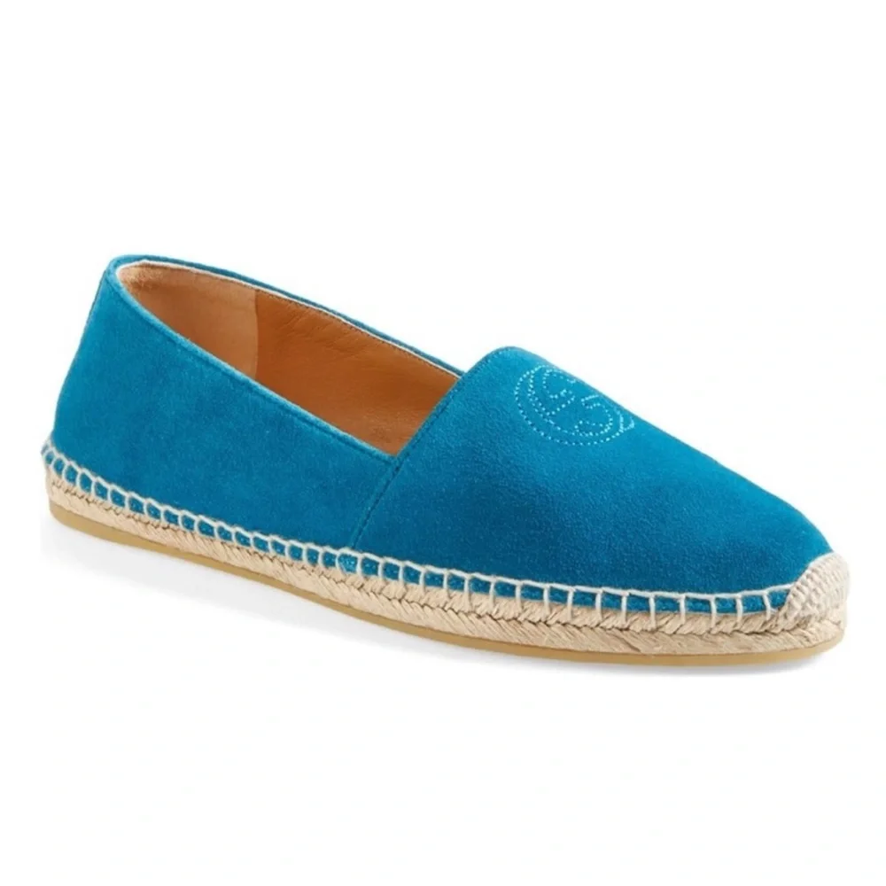 GUCCI Pilar Espadrilles In Deep Cobalt